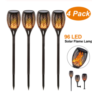 1Pcs Solar Flame Flickering Lawn Lamp Led Dancing Flame Light Solar Outdoor Waterproof Garden Decor Lamp Solar Garden Light