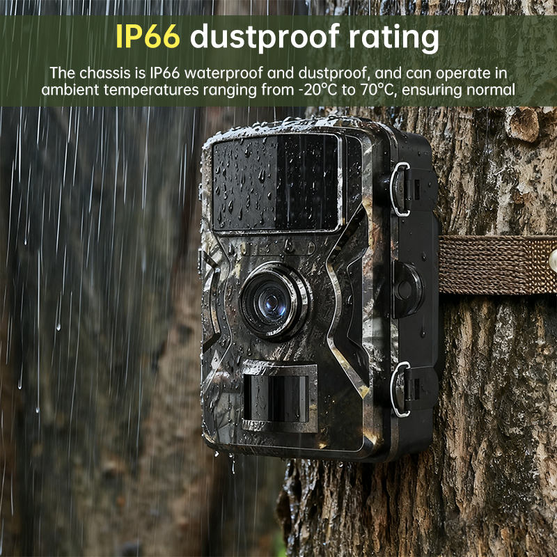 Outdoor 4G SIM Solar Trail Camera 4MP/14MP - Night Vision Motion-Activated Wildlife Hunting Camera #20 - Image 6