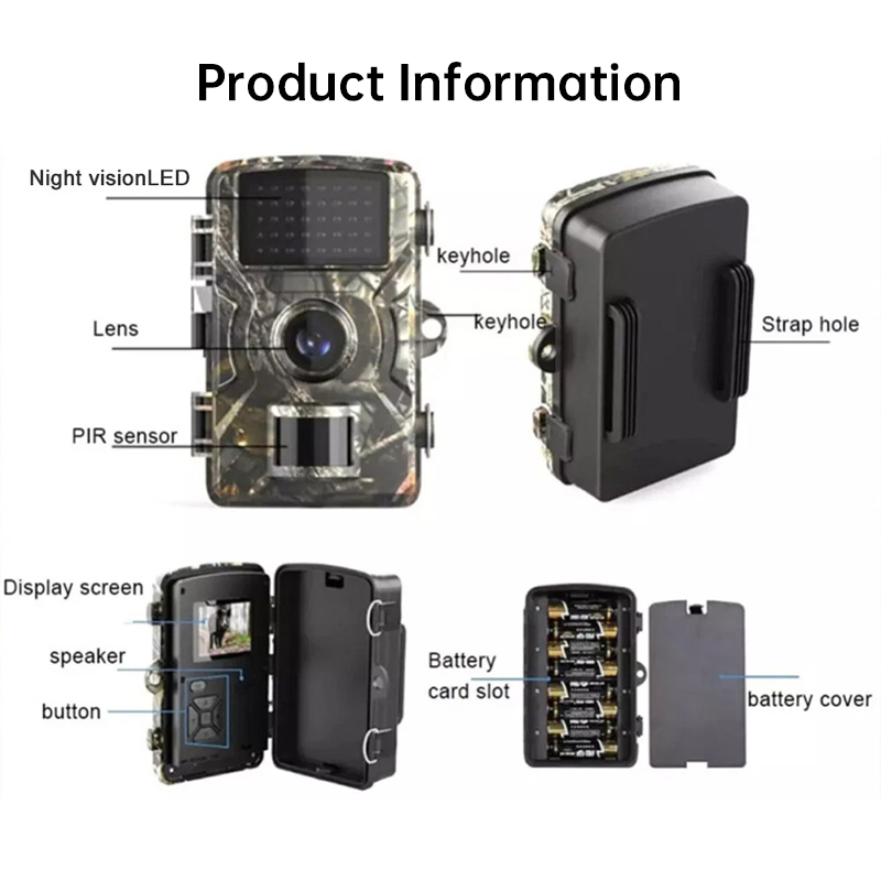 Outdoor 4G SIM Solar Trail Camera 4MP/14MP - Night Vision Motion-Activated Wildlife Hunting Camera #20 - Image 4